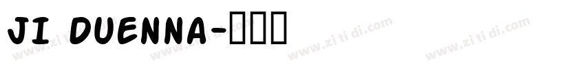 JI Duenna字体转换